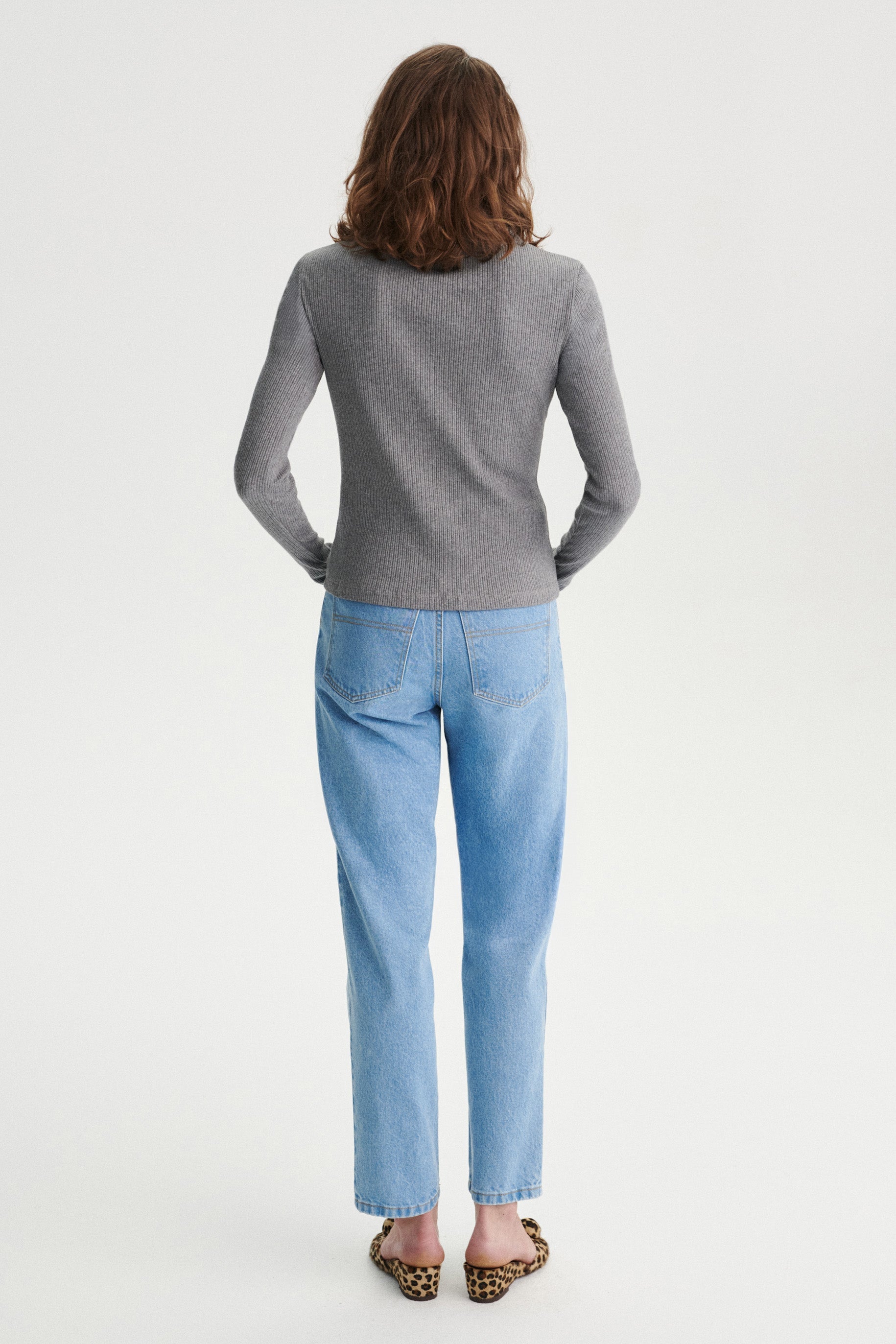 Dylan Cotton Ribbed Button-Up Cardigan