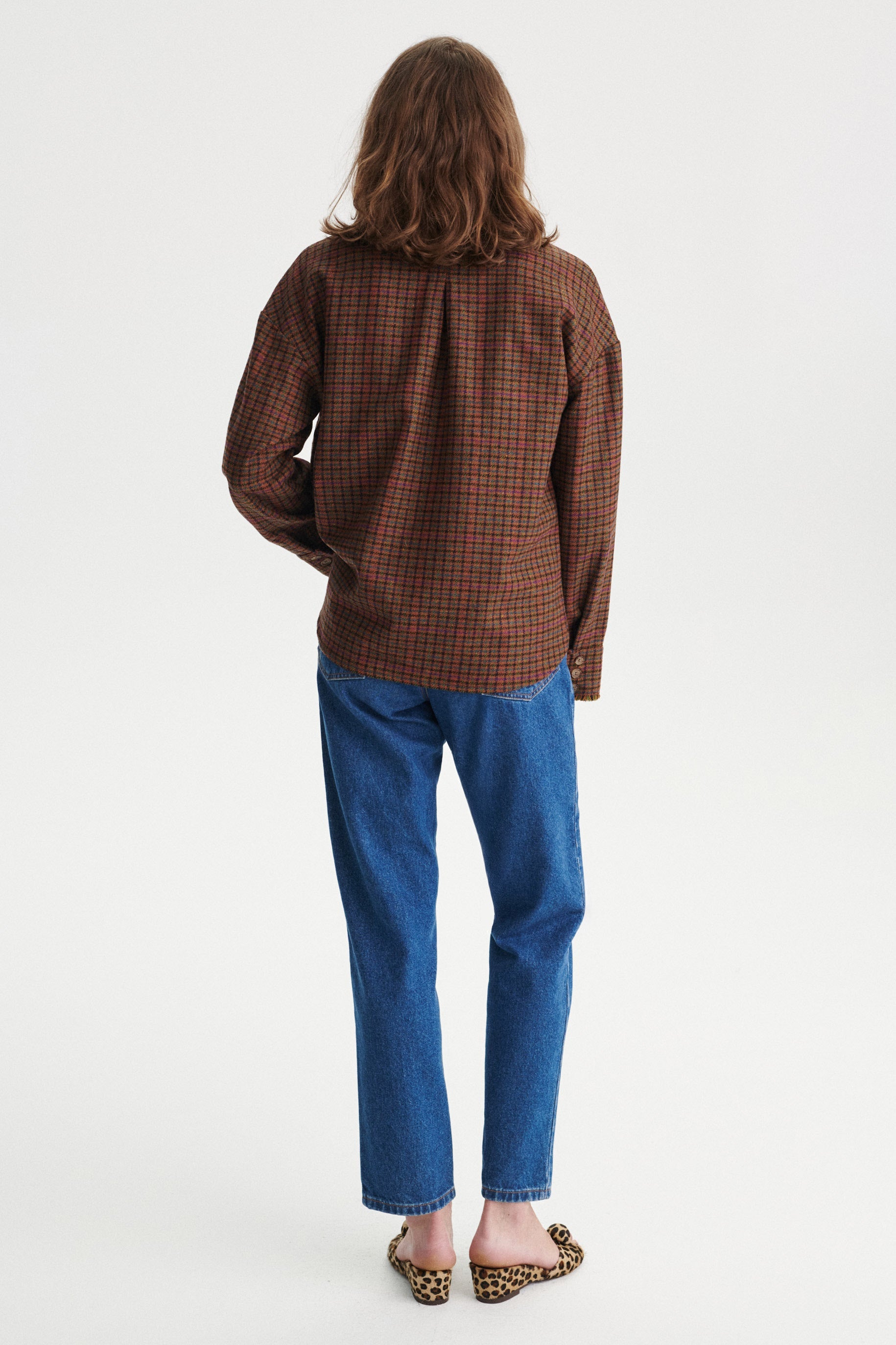 Cyril Merino Wool Check Overshirt