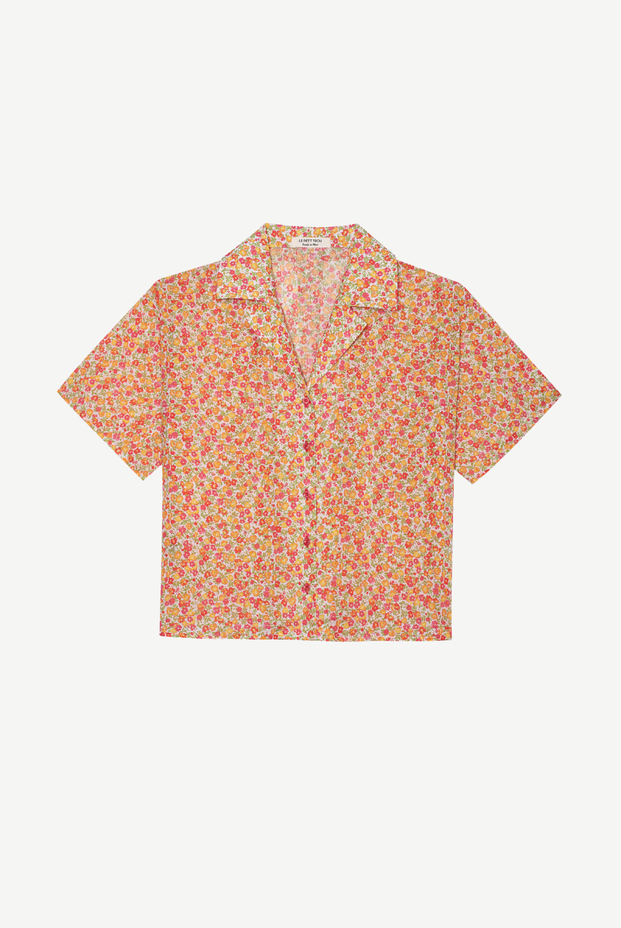 Elio Floral Cotton Shirt