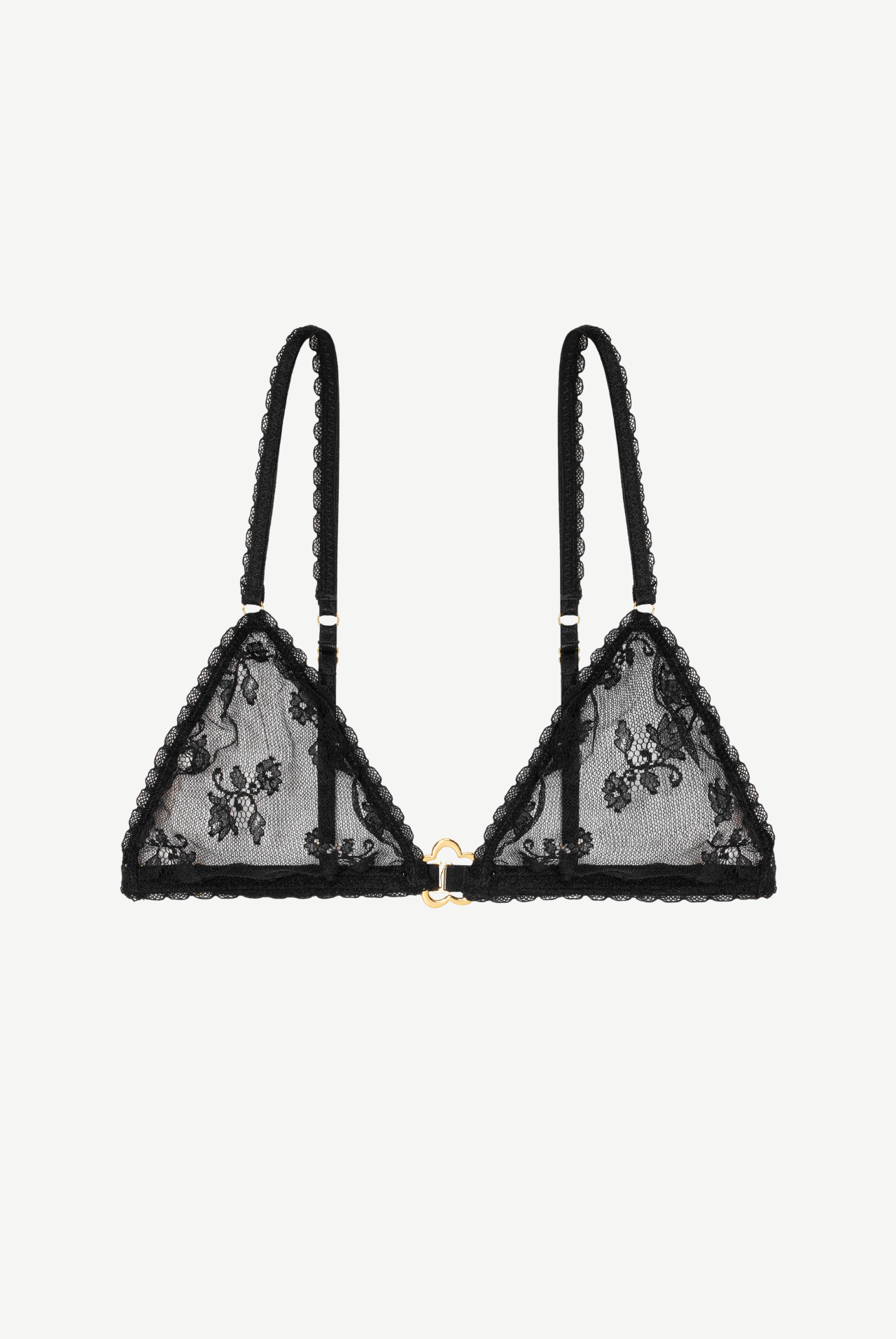 CÈDRE triangle bra with flower