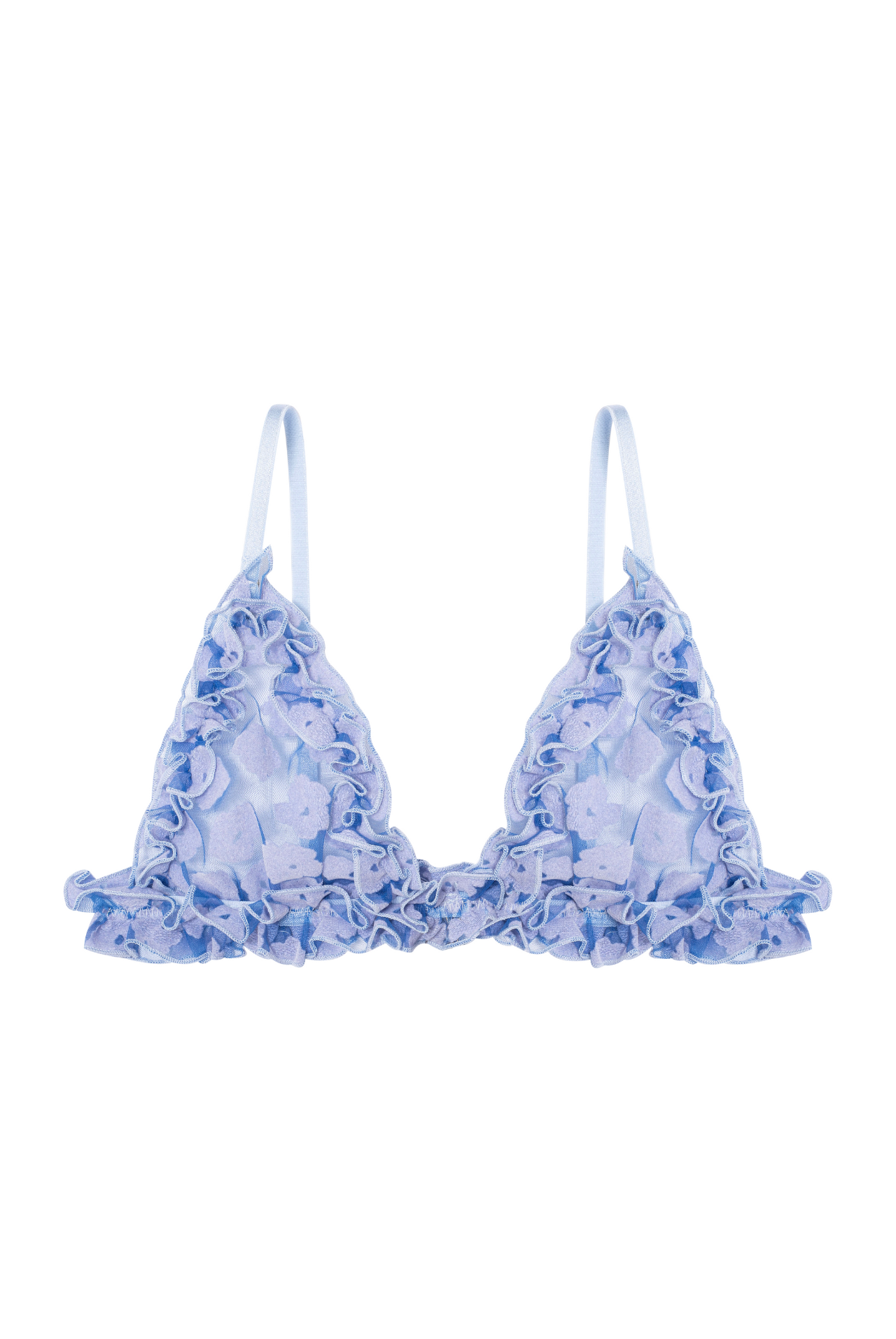 PIVOINE Ruffled Triangle Bra