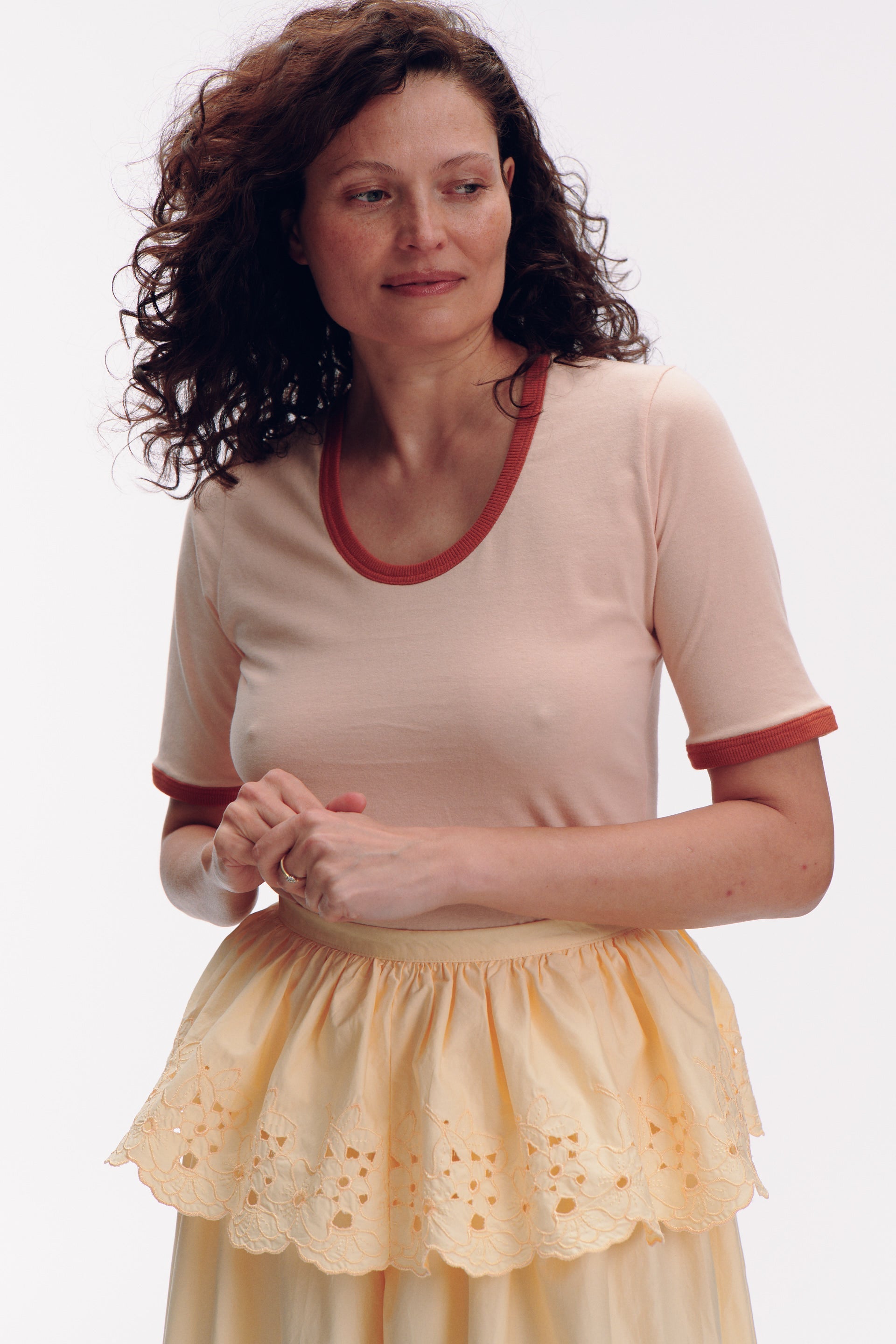 Philippe Cotton Top - peach