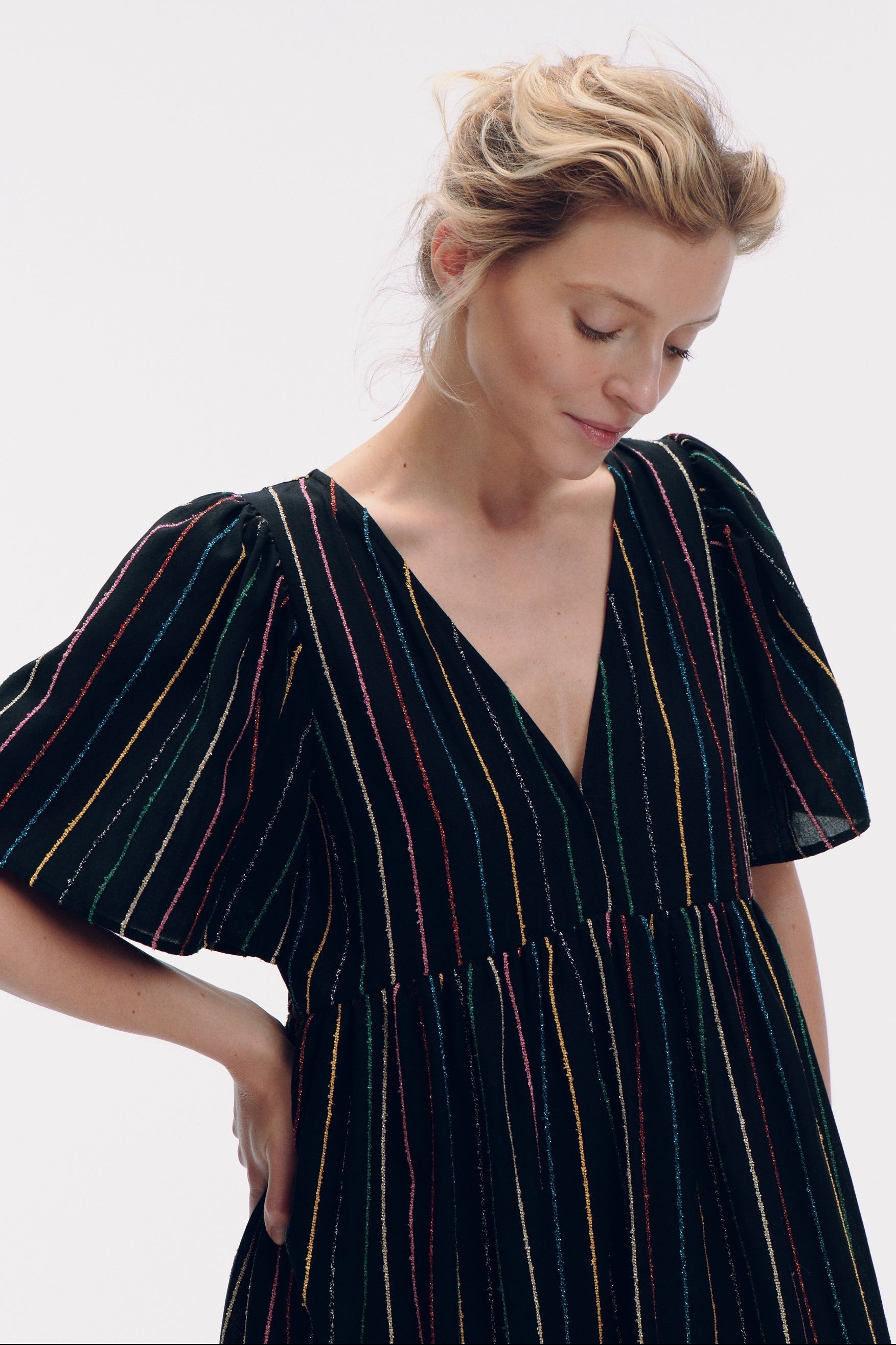 Istress Dress - stripes