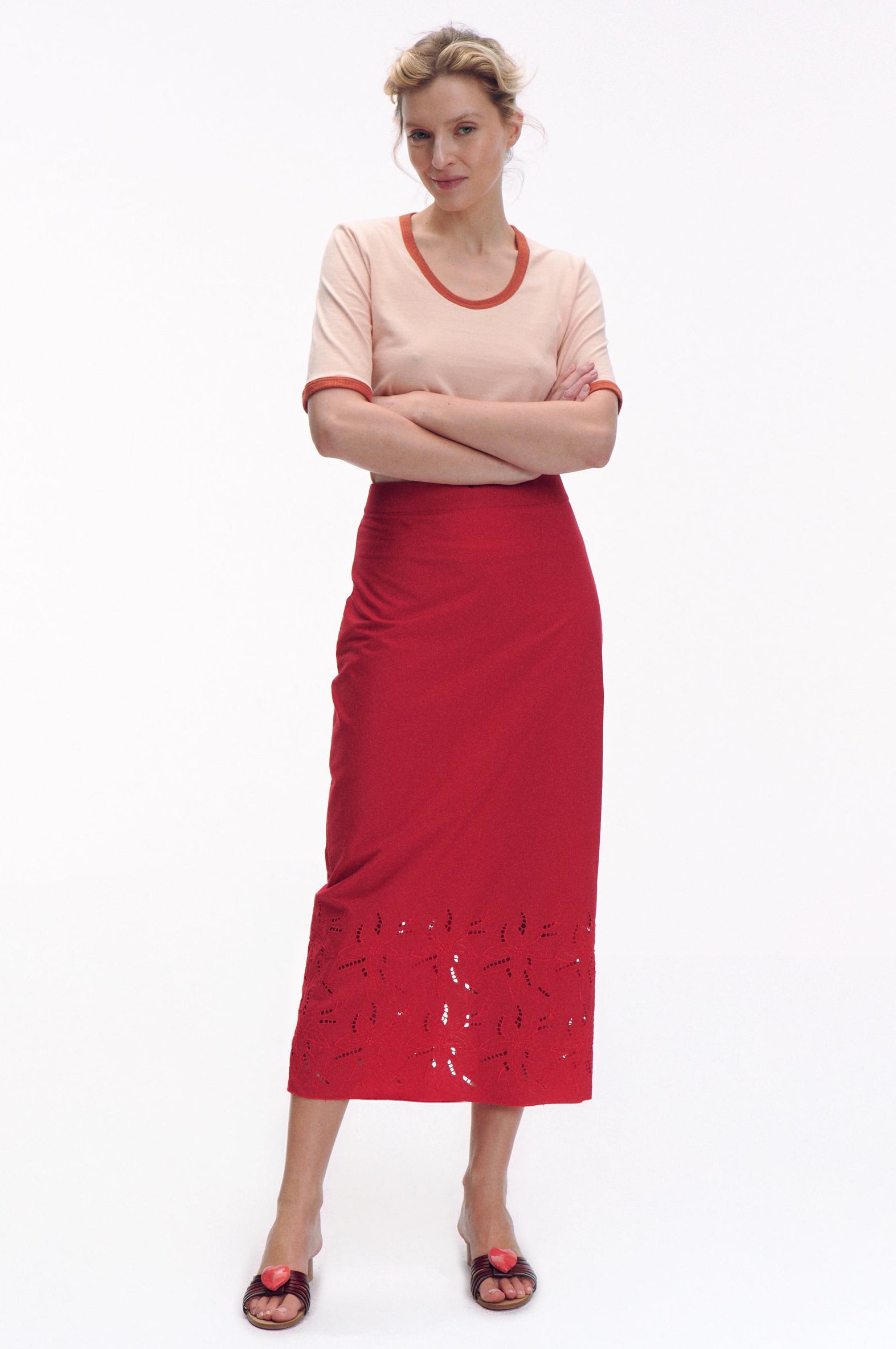 Philippe Cotton Top - peach