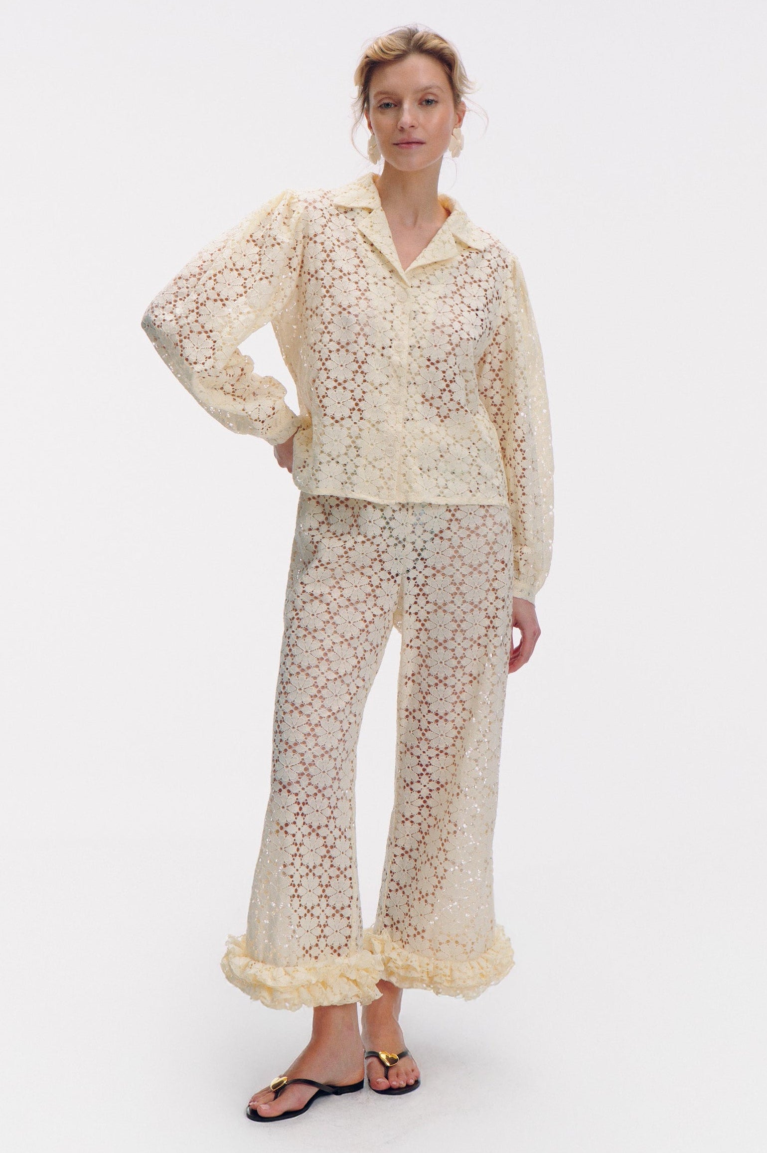 Sofia Trousers - ecru