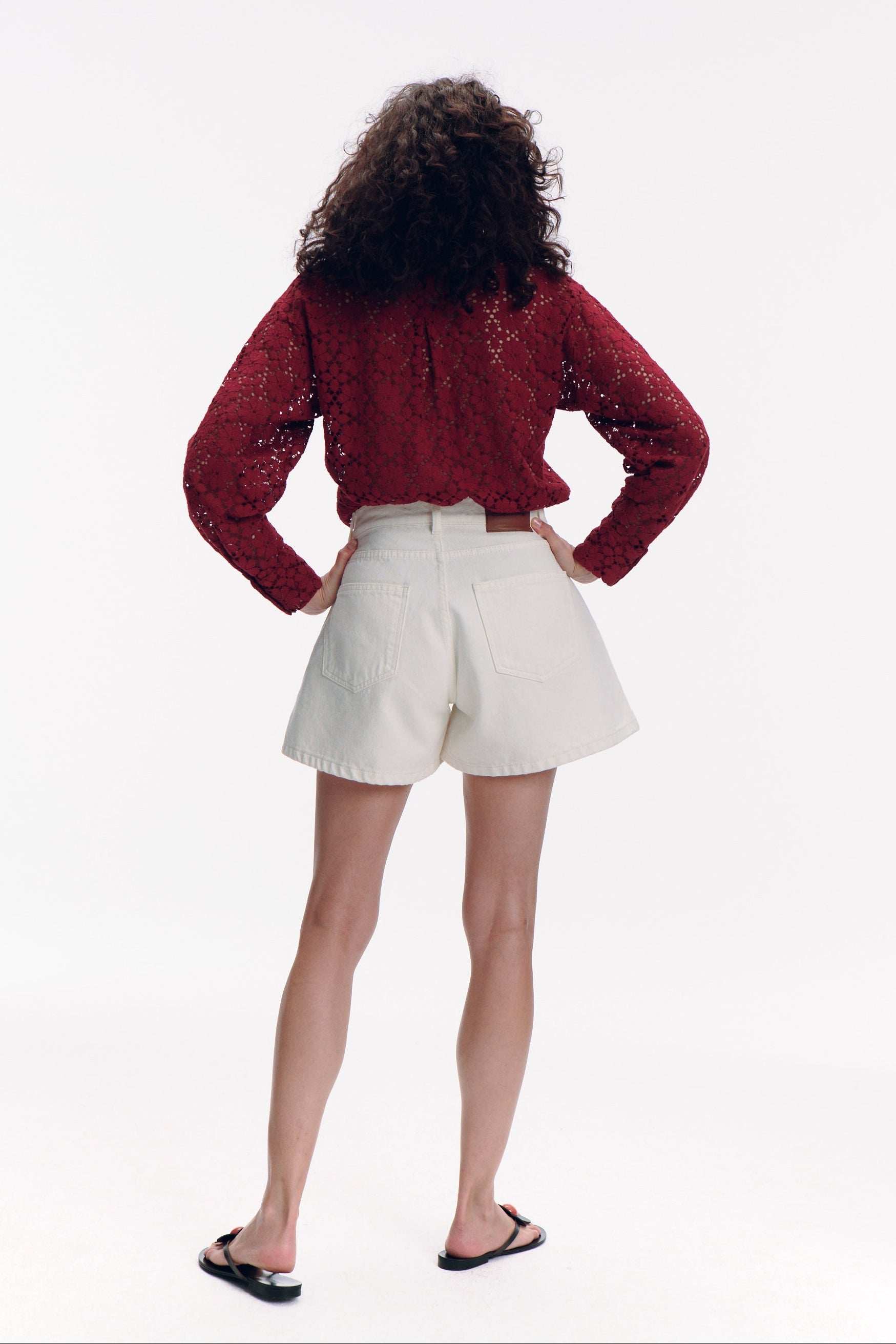 Alma Shirt - burgundy