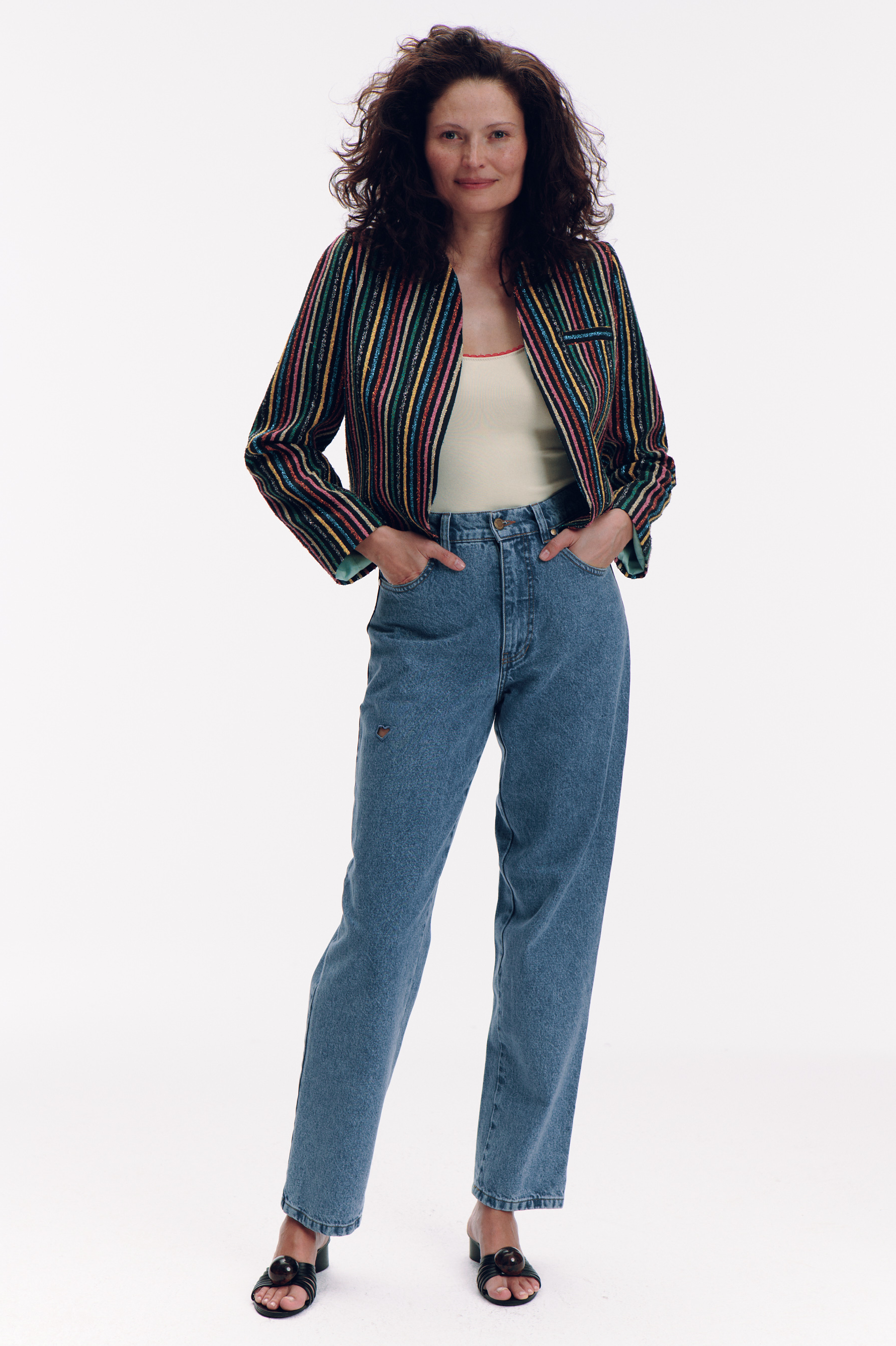 Alphie Blazer - stripes
