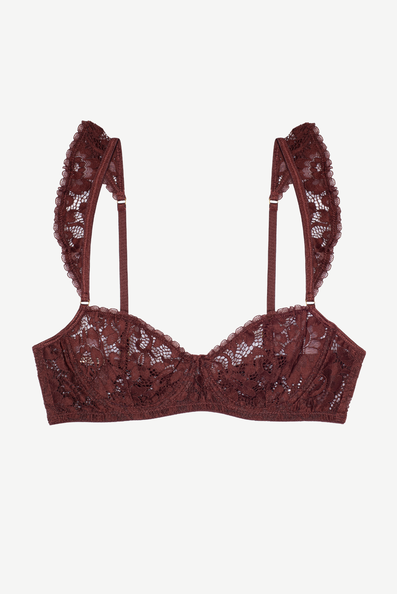 CHOCOLAT underwire bra with frills