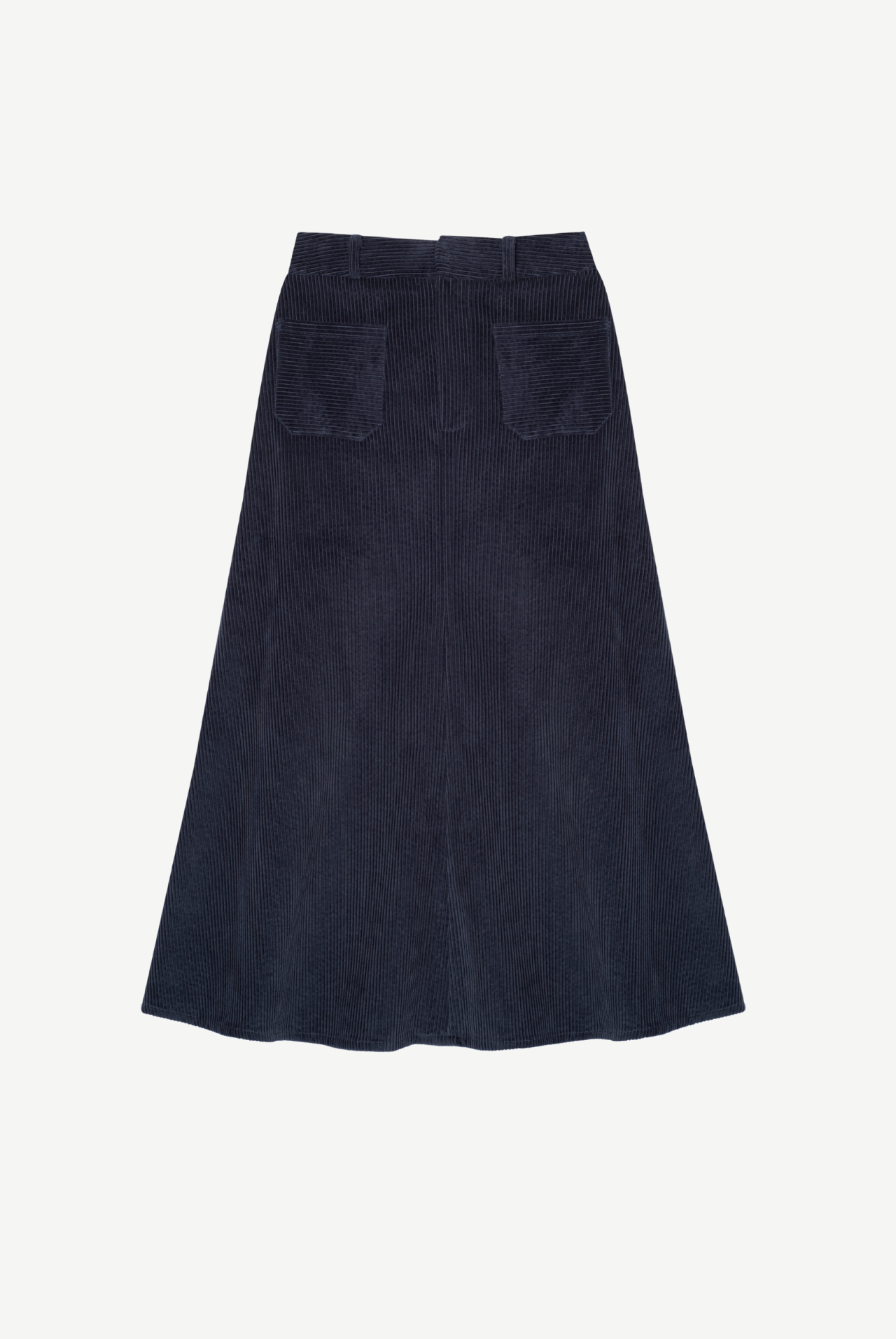 Sylvain Flared Midi Skirt in Cotton Corduroy
