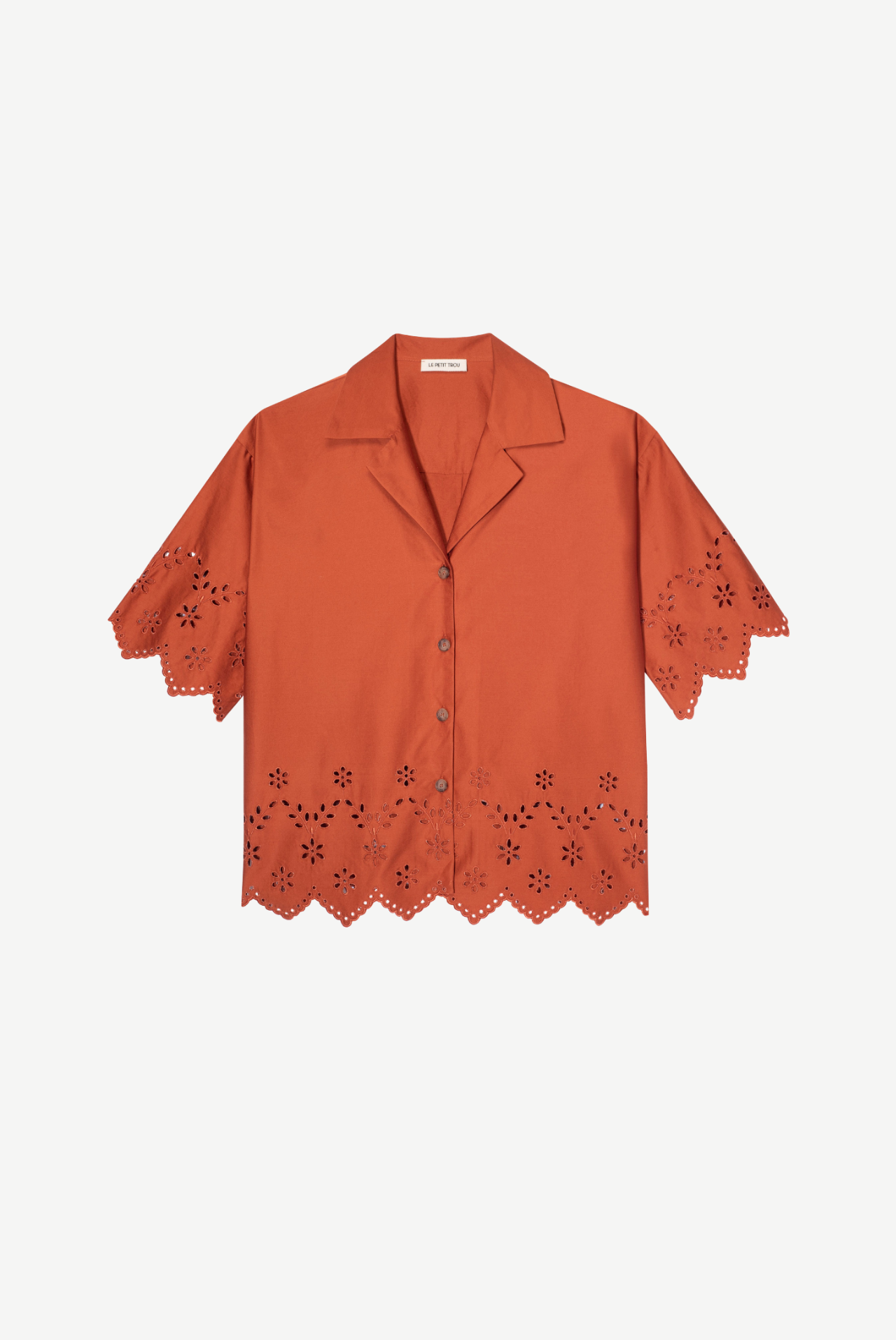 Elio Shirt - brick