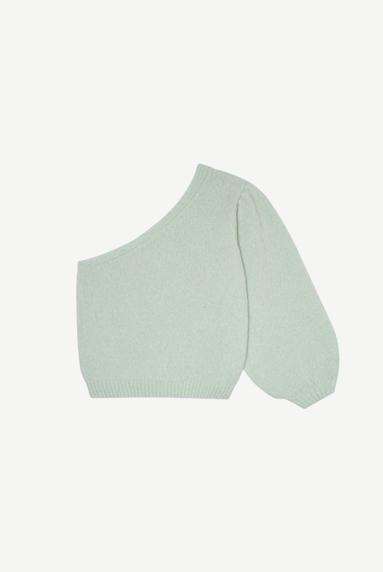 Carl Alpaca One-Shoulder Sweater