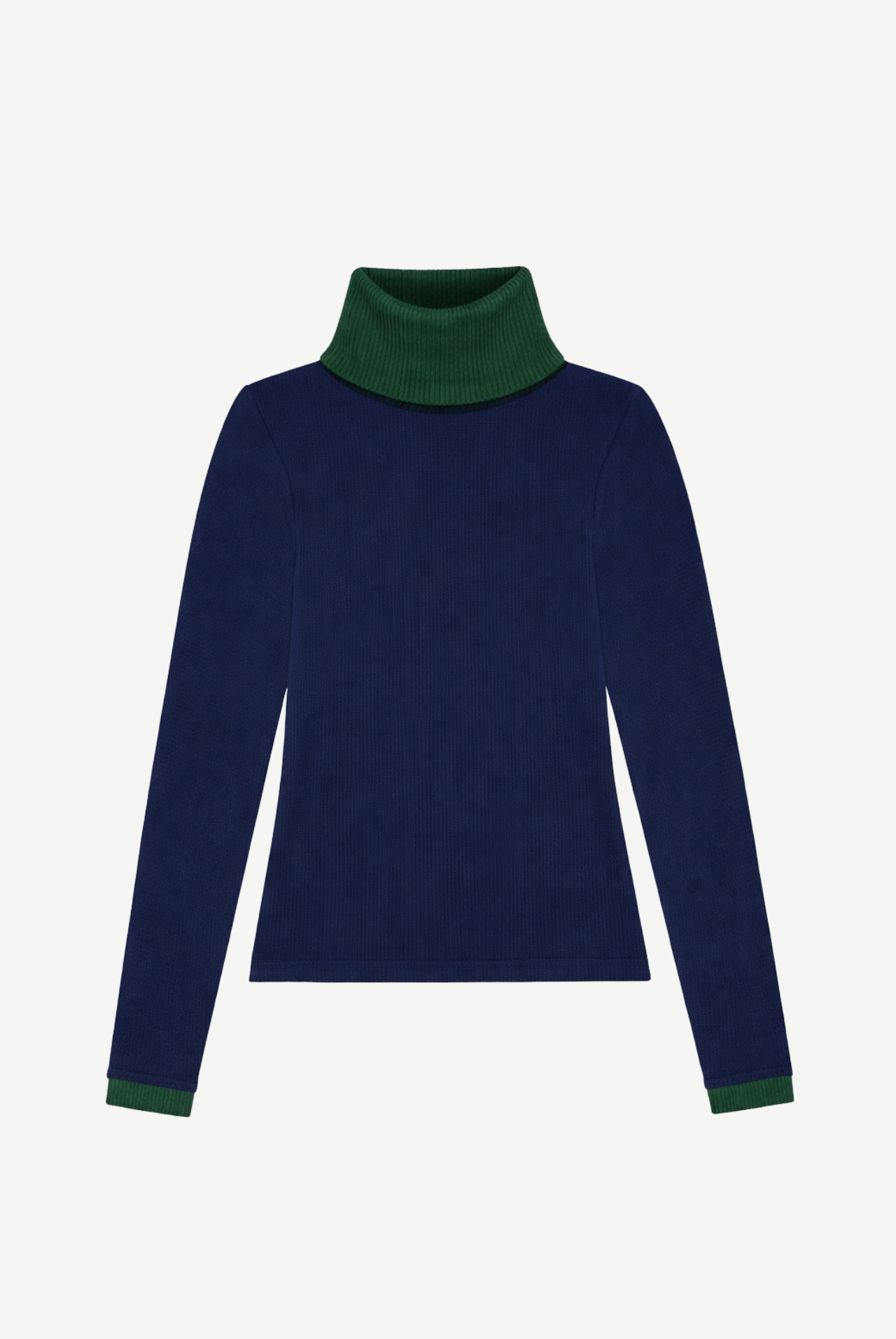 Nathan Ribbed Organic Cotton Turtleneck