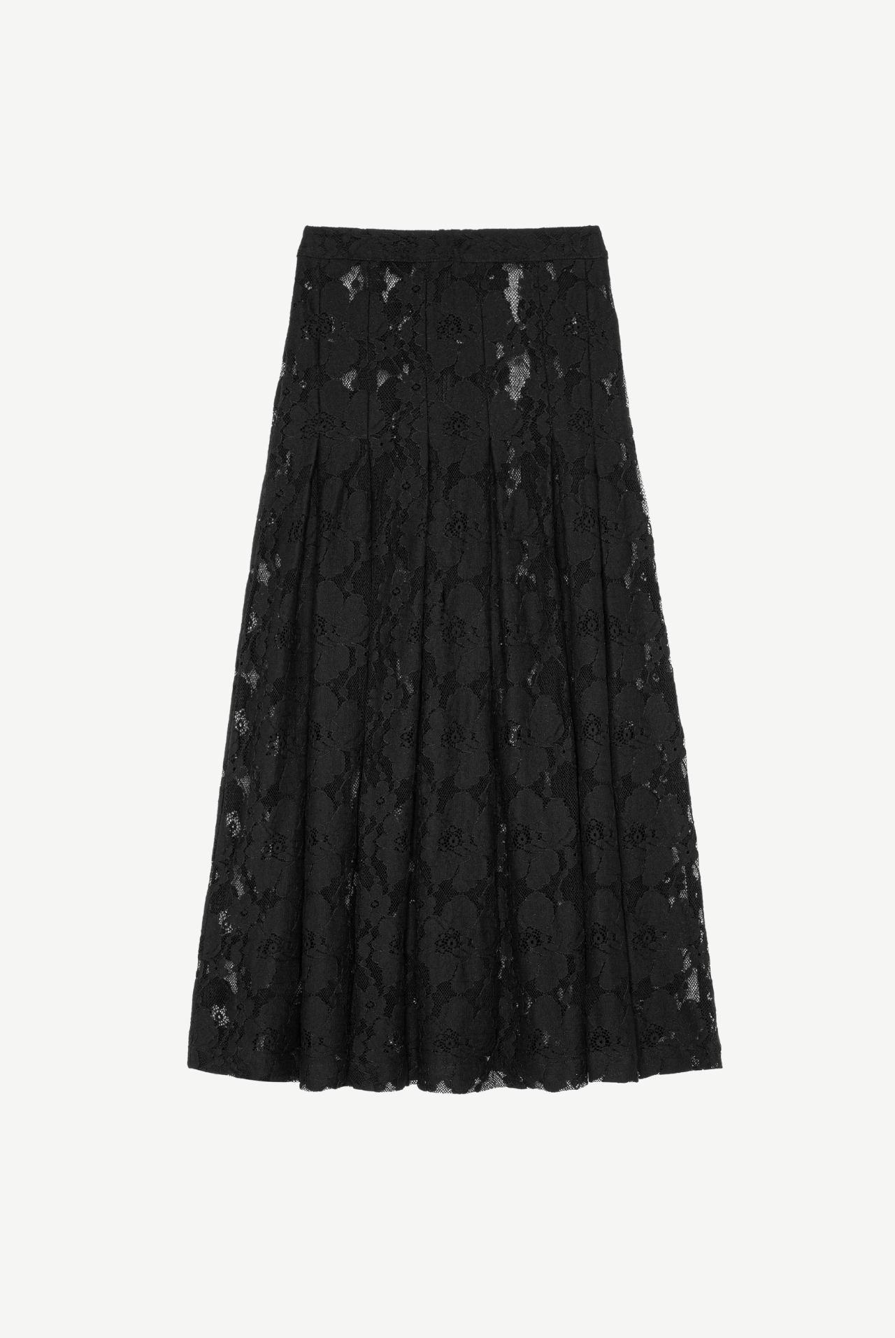 Arthur Lace Maxi Skirt - black