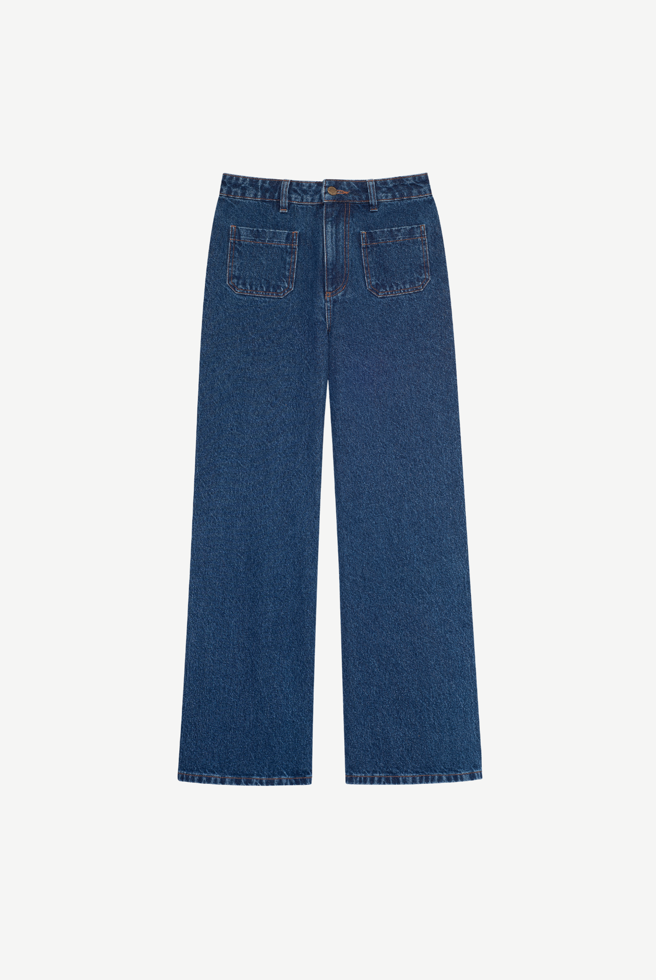 Patrick High-Rise Flared Jeans With Front Pockets