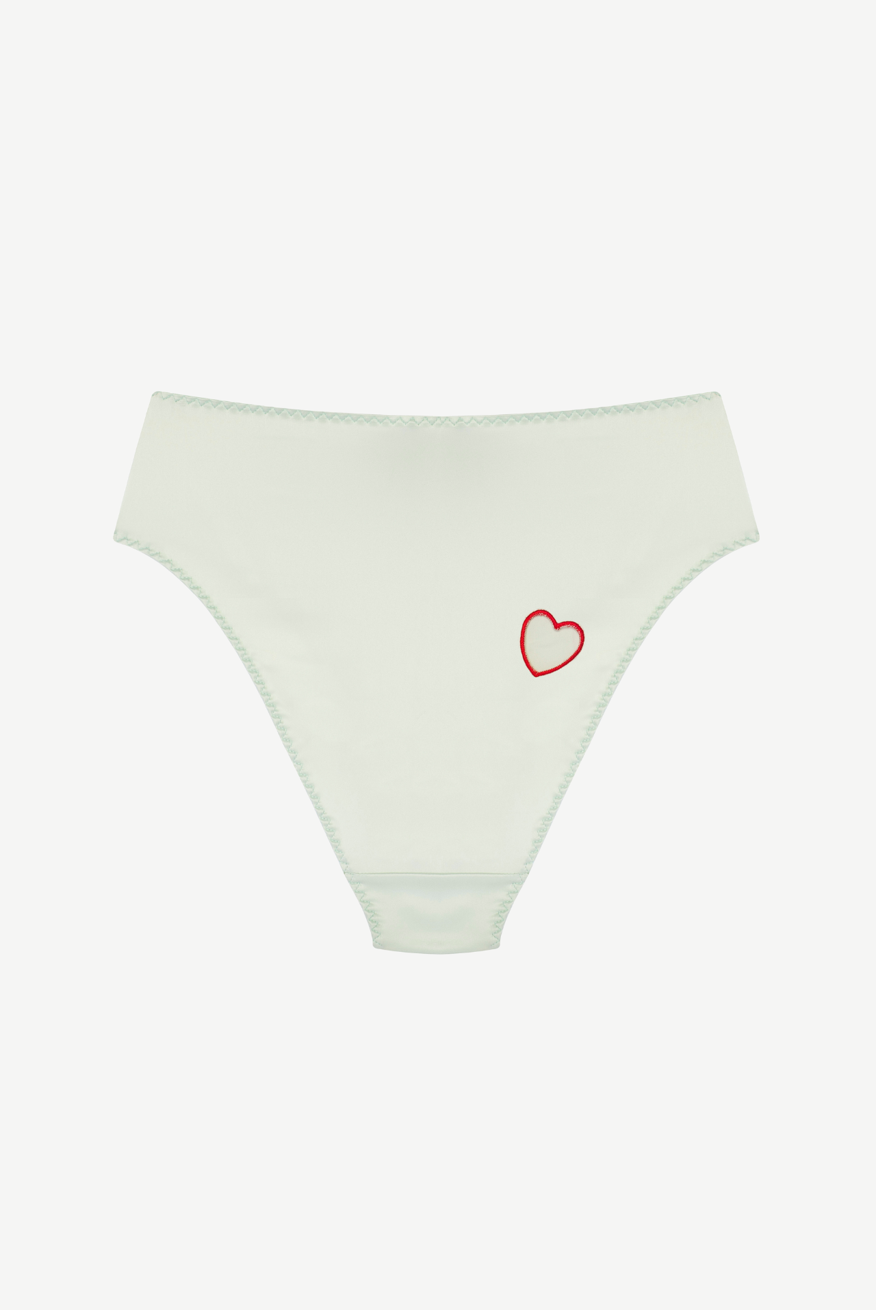 MENTHE high waist briefs satin