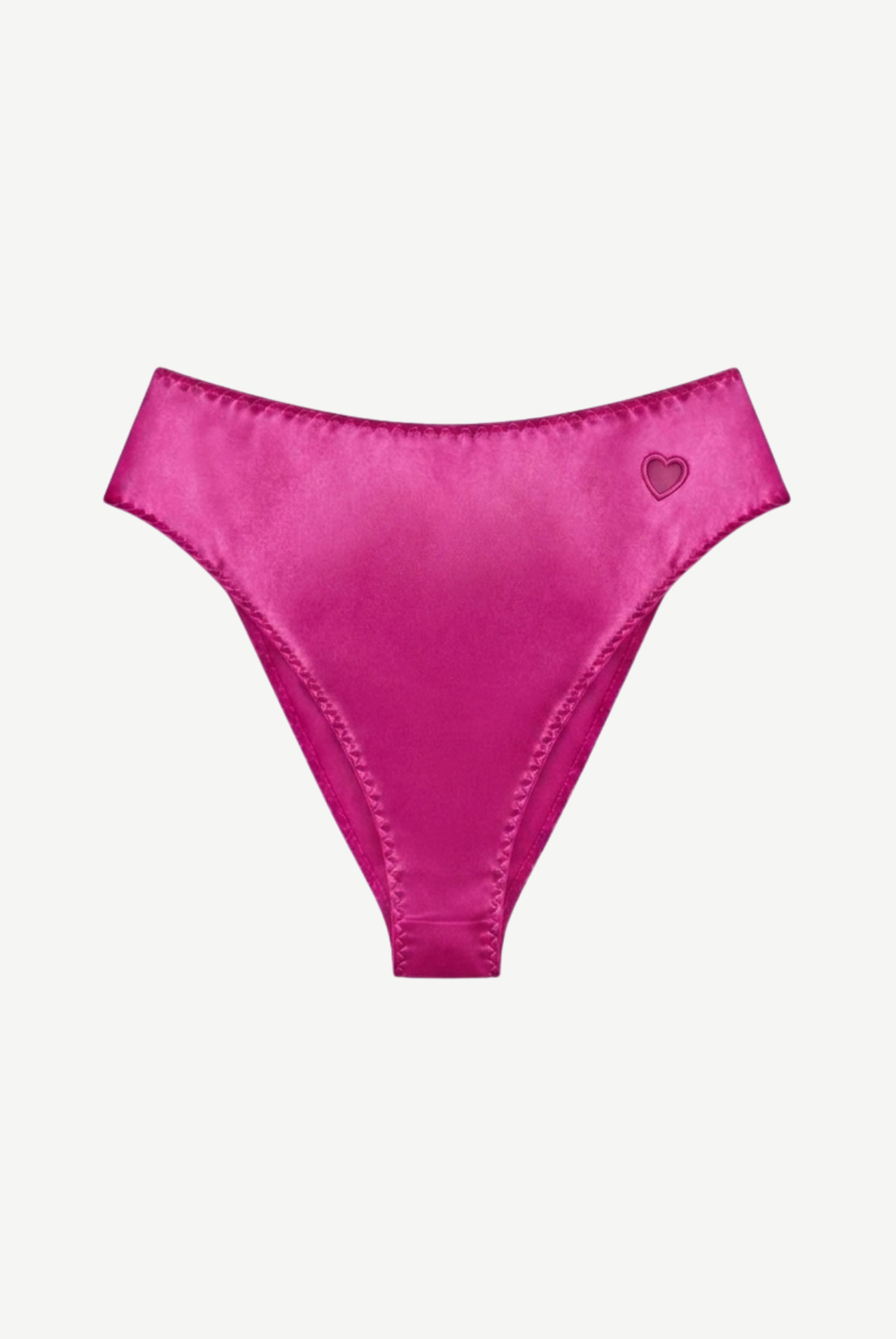 MADONNA high waist satin briefs - pink