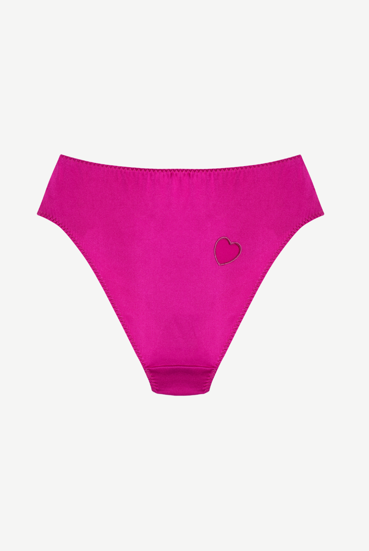 MADONNA high waist satin briefs - pink