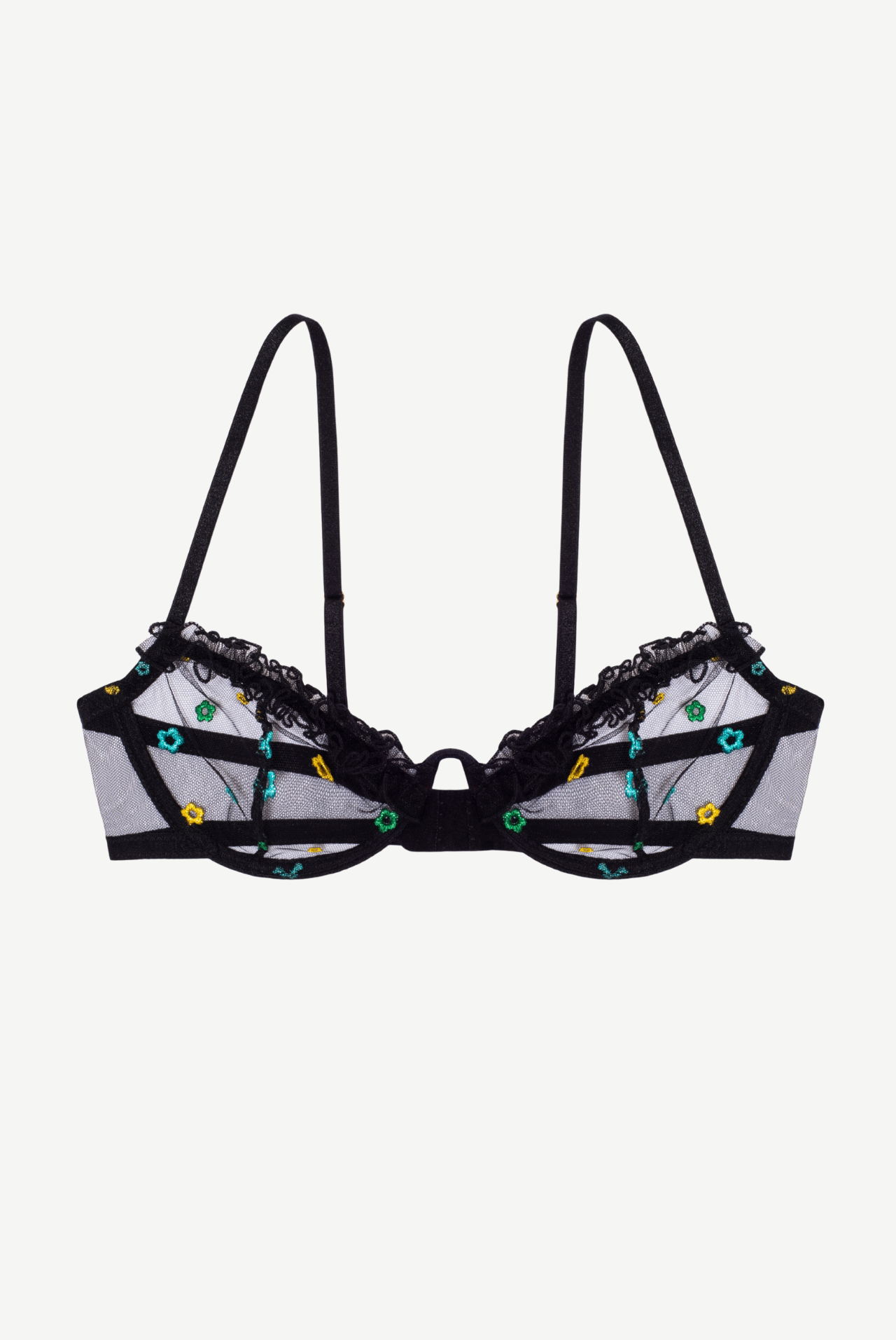 JARDIN Underwire Bra with Frills