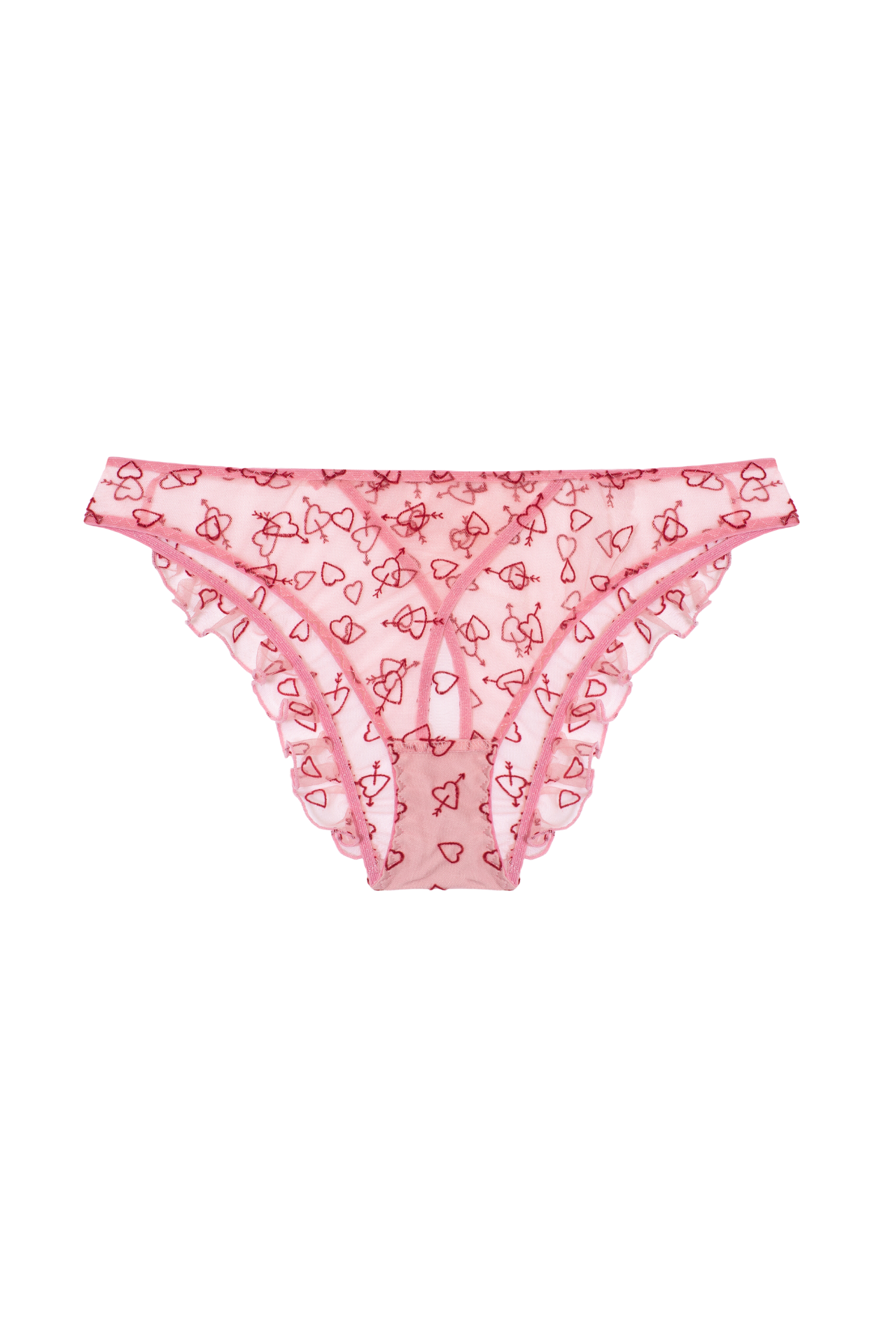 Rose ruffled romantic bouquet Brazilian panty, Le Petit Trou, Shop  Brazilian Panties Online